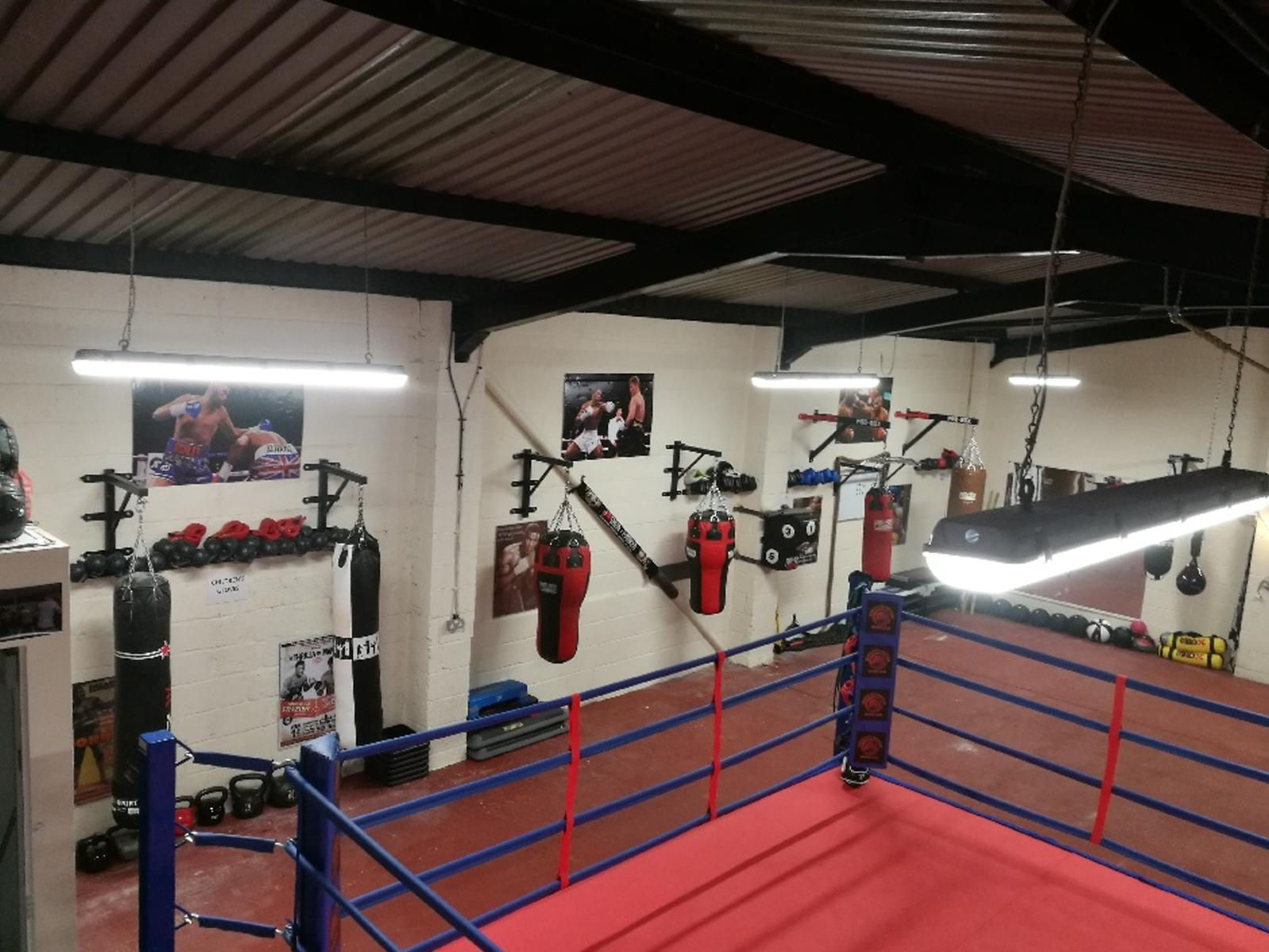 Training at Winchester Boxing Club